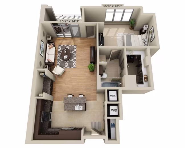 Floorplan F floor plan